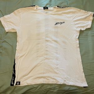 Act of Rage White Taped shirt